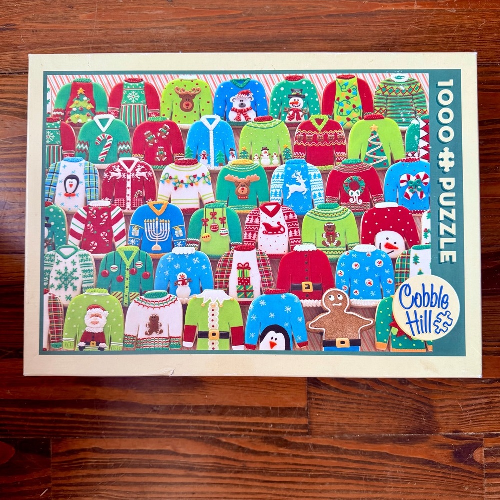 Cobble Hill 1000-Piece Holiday Sweaters Puzzle